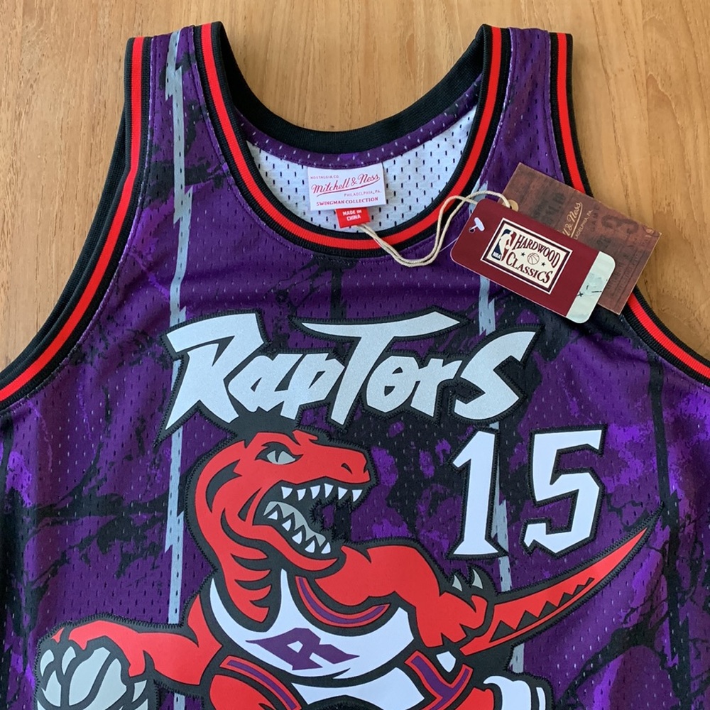 Vince Carter Toronto Raptors Mitchell & Ness HWC Marble Swingman Jersey